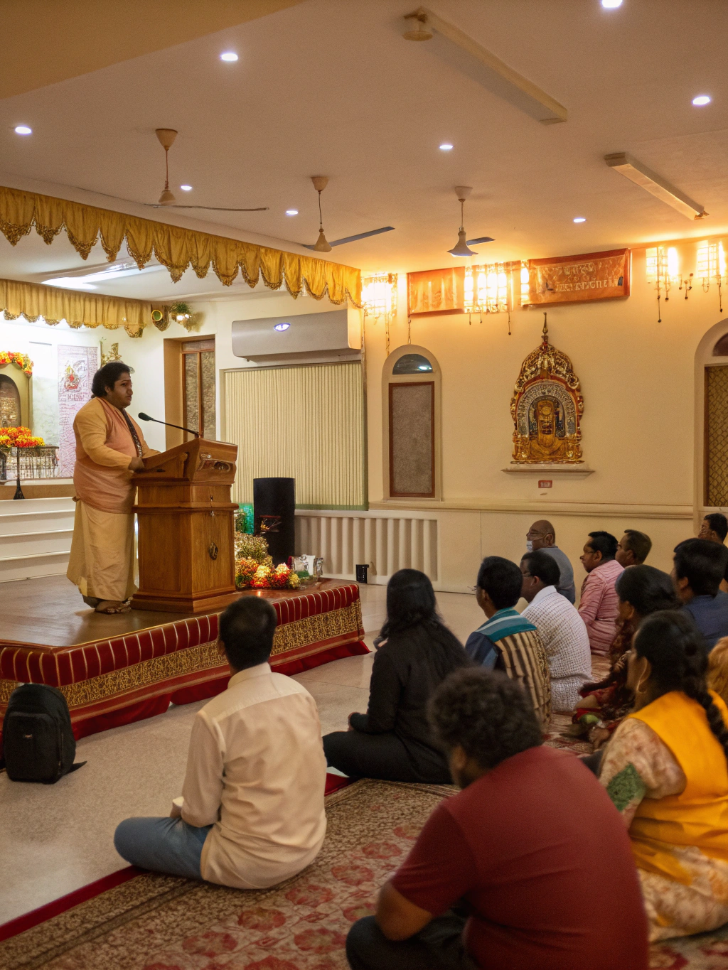 धाम में आयोजित सत्संग सभा